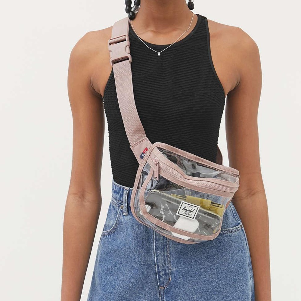 Herschel clear belt bag stadium bag
